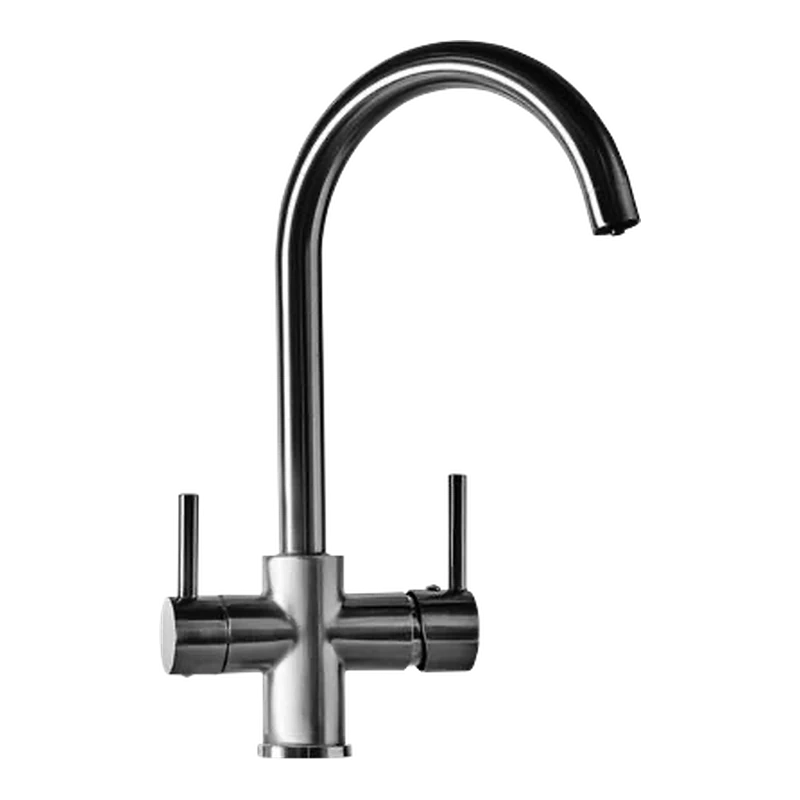 Robinet 3 voies 3V 01 MB – Métal brossé