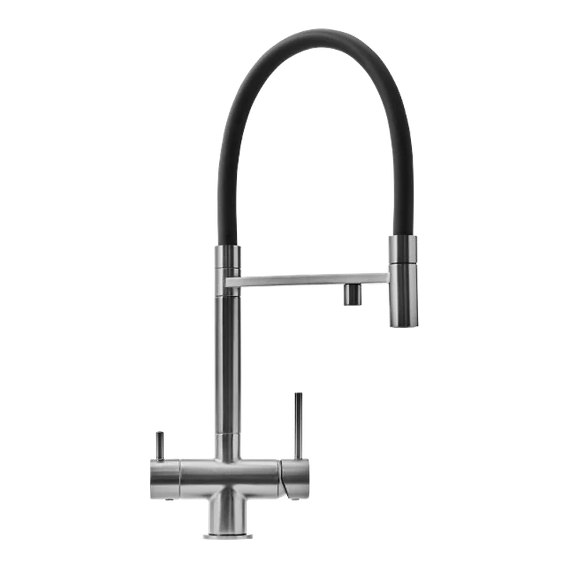 Robinet 3 voies 3VD 19 MB – Métal brossé