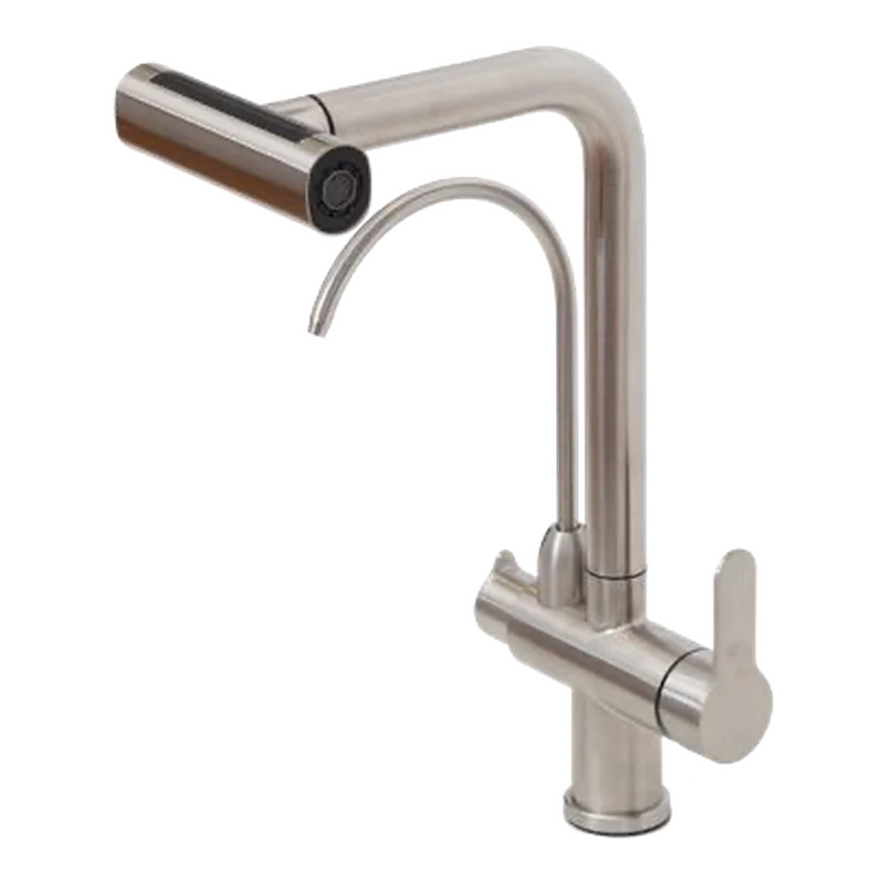 Robinet 3 voies 3VD 21 MB – Métal brossé
