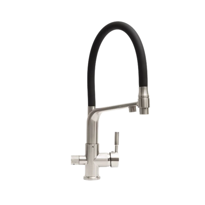 Robinet 3 voies 3VD 22 MB – Métal brossé